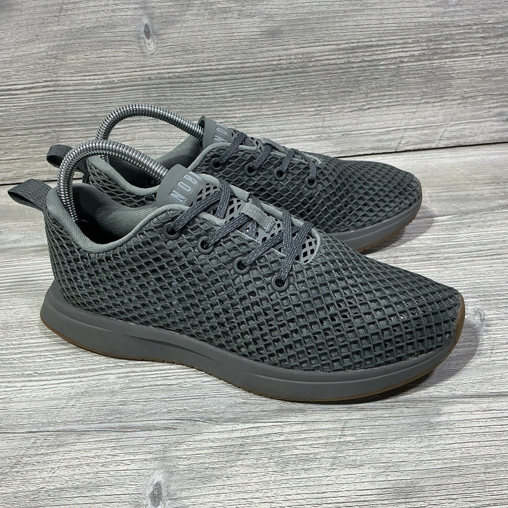NOBULL Diamond Mesh Runner Gray Women's Size 8 Training Perform Shoes Sneakers